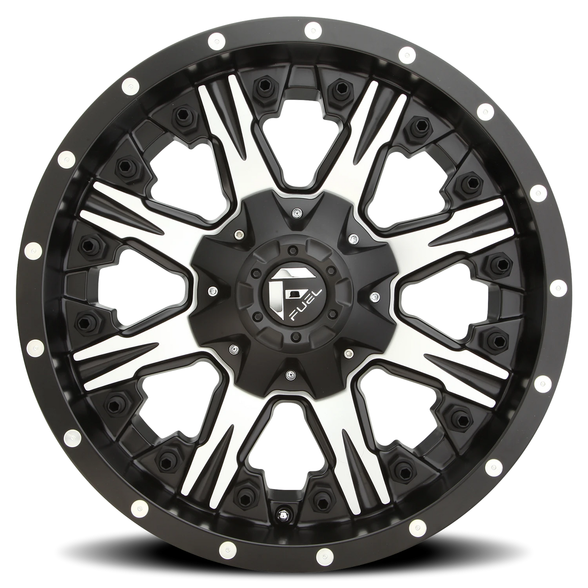 Fuel Nutz 20x10 -24 5x114.3mm 78.1mm Black Machined