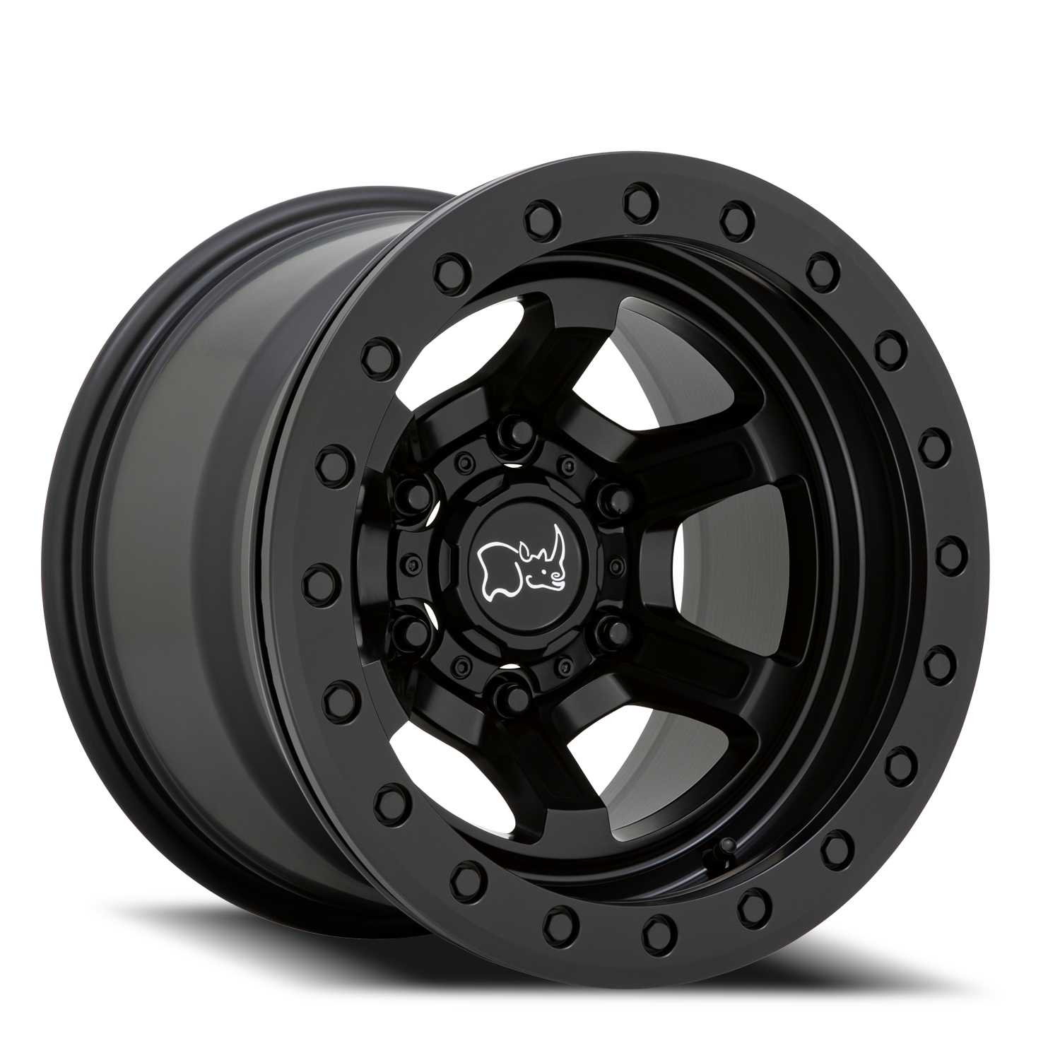 Black Rhino Offshoot Beadlock 15x10" 6x139.7mm 112.1mm CB -38mm Matte Black