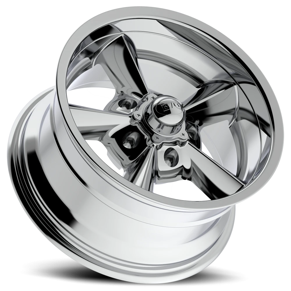 BG Rod Works Old School 20x8.5 +7 5x127mm 78.1mm Chrome
