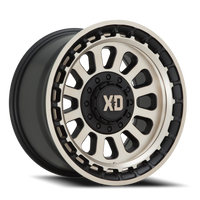 XD Series Omega 17x9" 6x135mm 106.1mm CB -12mm Satin Black Bronze Tint