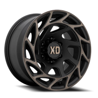 XD Series Onslaught XD860 BZ 20x10 -18 6x135mm 87.1mm Satin Black Bronze Tint