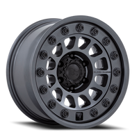 Black Rhino Outback 17x8.5" 6x139.7mm 106.1mm CB -10mm Matte Gunmetal