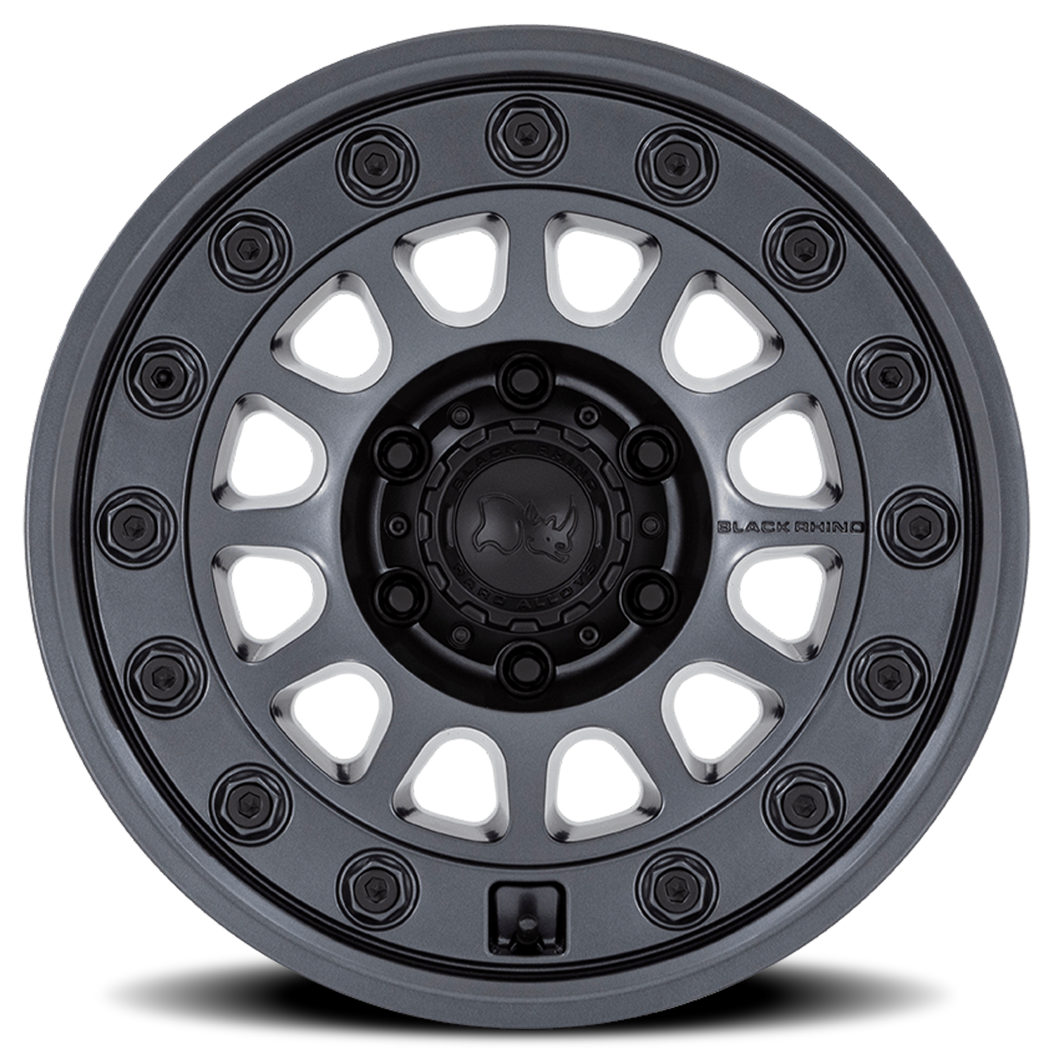 Black Rhino Outback 17x8.5" 6x139.7mm 106.1mm CB -10mm Matte Gunmetal