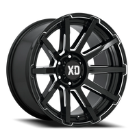 XD Series Outbreak 22x10" 5x127mm 71.5mm CB -18mm Gloss Black Milled