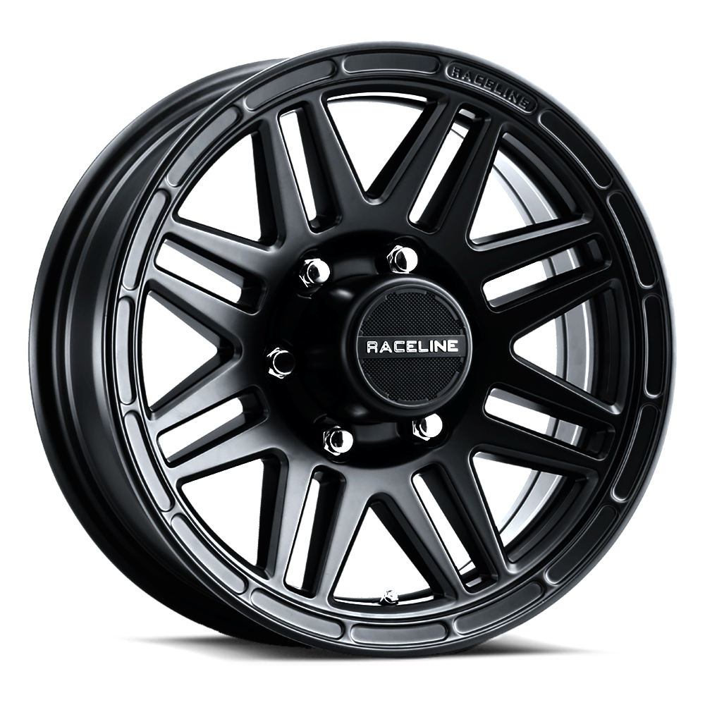 Raceline Outlander Trailer 15x5" 5x114.3mm 81.03mm CB 0mm Satin Black