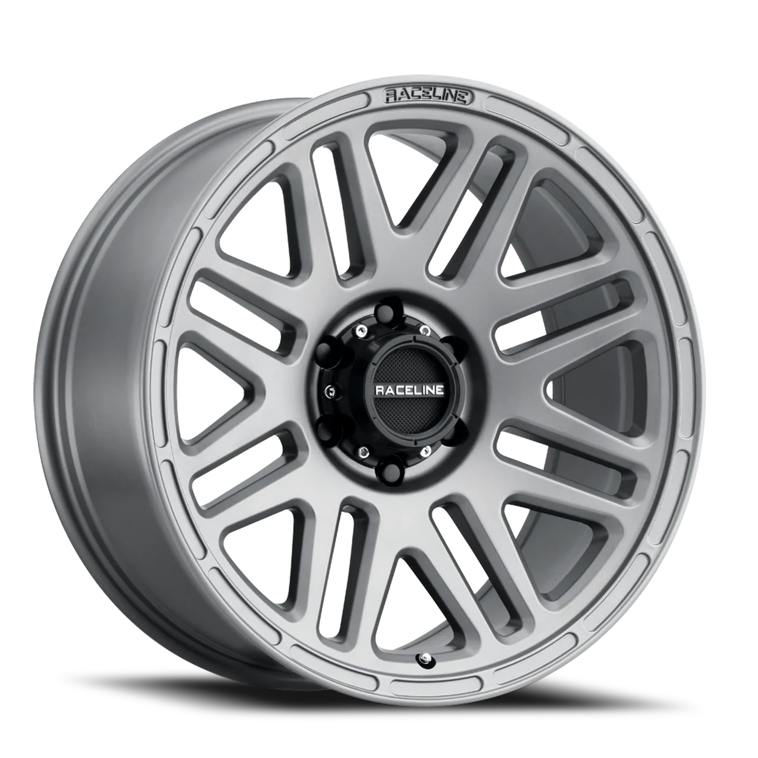 Raceline Outlander 20x9" 6x139.7mm 106.1mm CB -12mm Greystone
