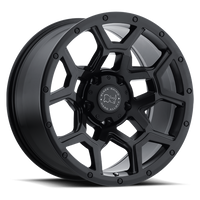 Black Rhino Overland 18x8" 5x114.3mm 76.1mm CB +35mm Matte Black