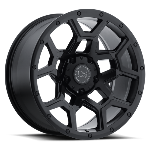 Black Rhino Overland 18x8" 5x114.3mm 76.1mm CB +35mm Matte Black