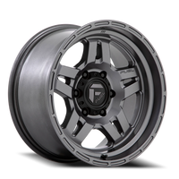 Fuel Oxide 17x8.5" 6x139.7mm 106.1mm CB +1mm Matte Gunmetal
