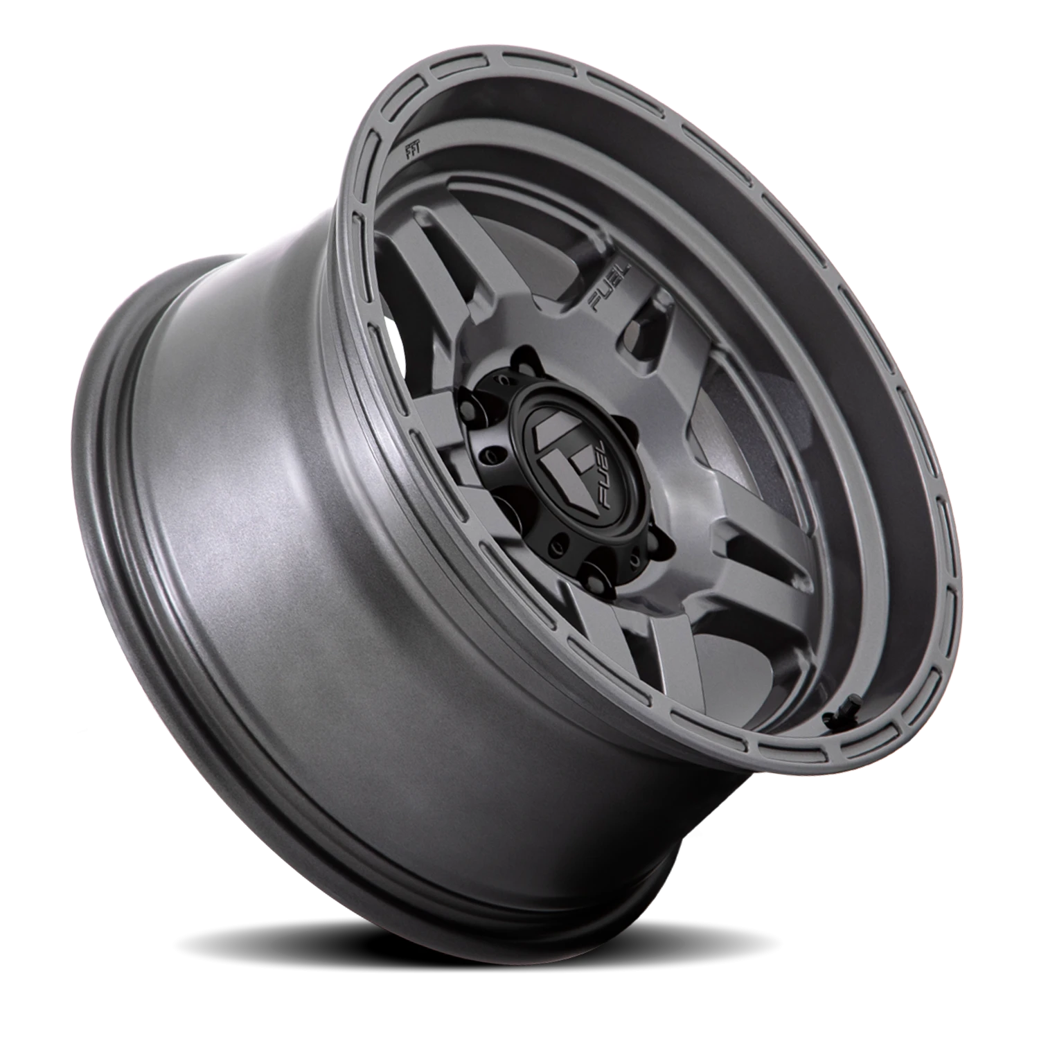 Fuel Oxide 17x8.5" 6x139.7mm 106.1mm CB +1mm Matte Gunmetal