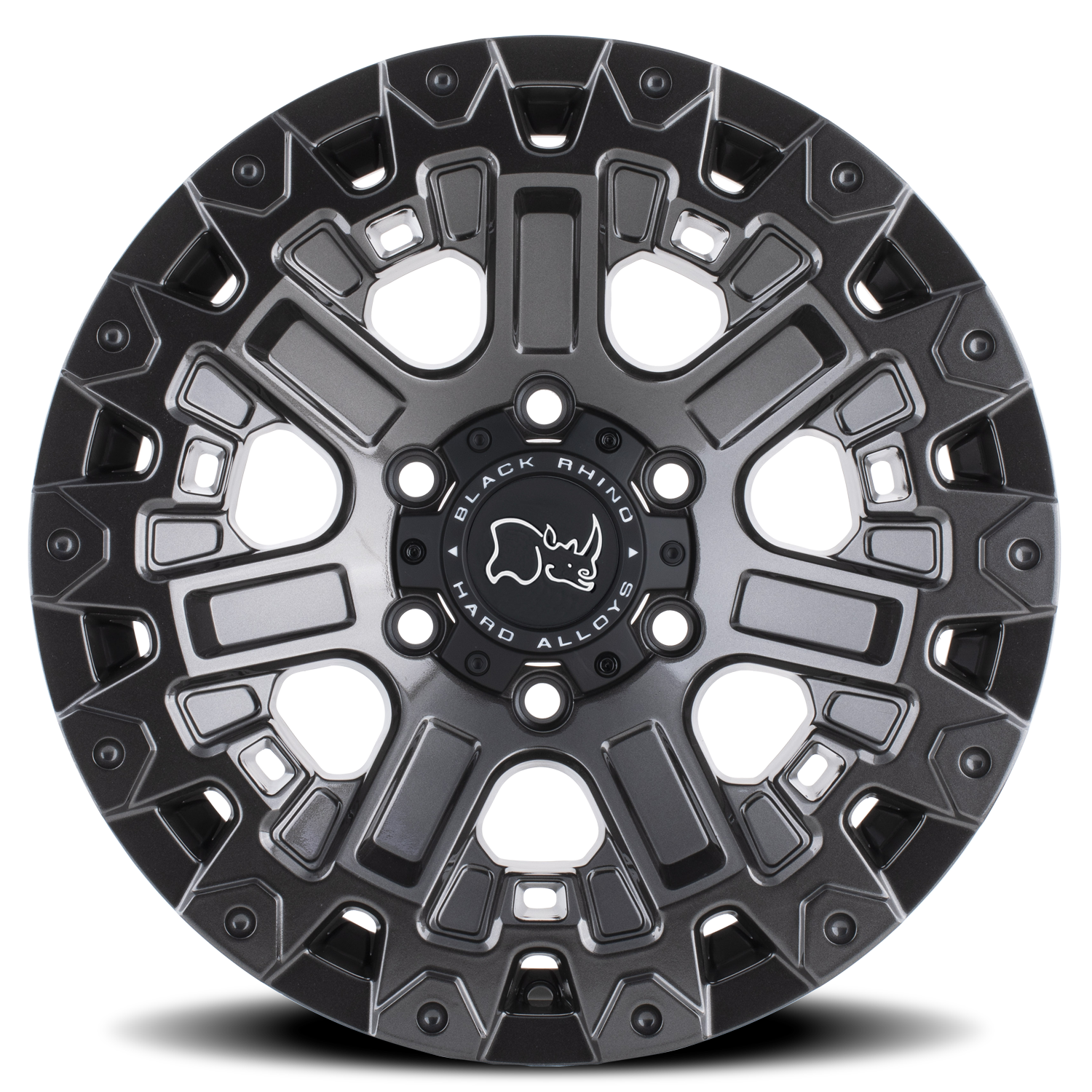 Black Rhino Ozark 17x9.5" 6x135mm 87.1mm CB +12mm Gloss Gunmetal