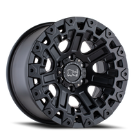 Black Rhino Ozark 17x9.5" 6x139.7mm 112.1mm CB -18mm Matte Black