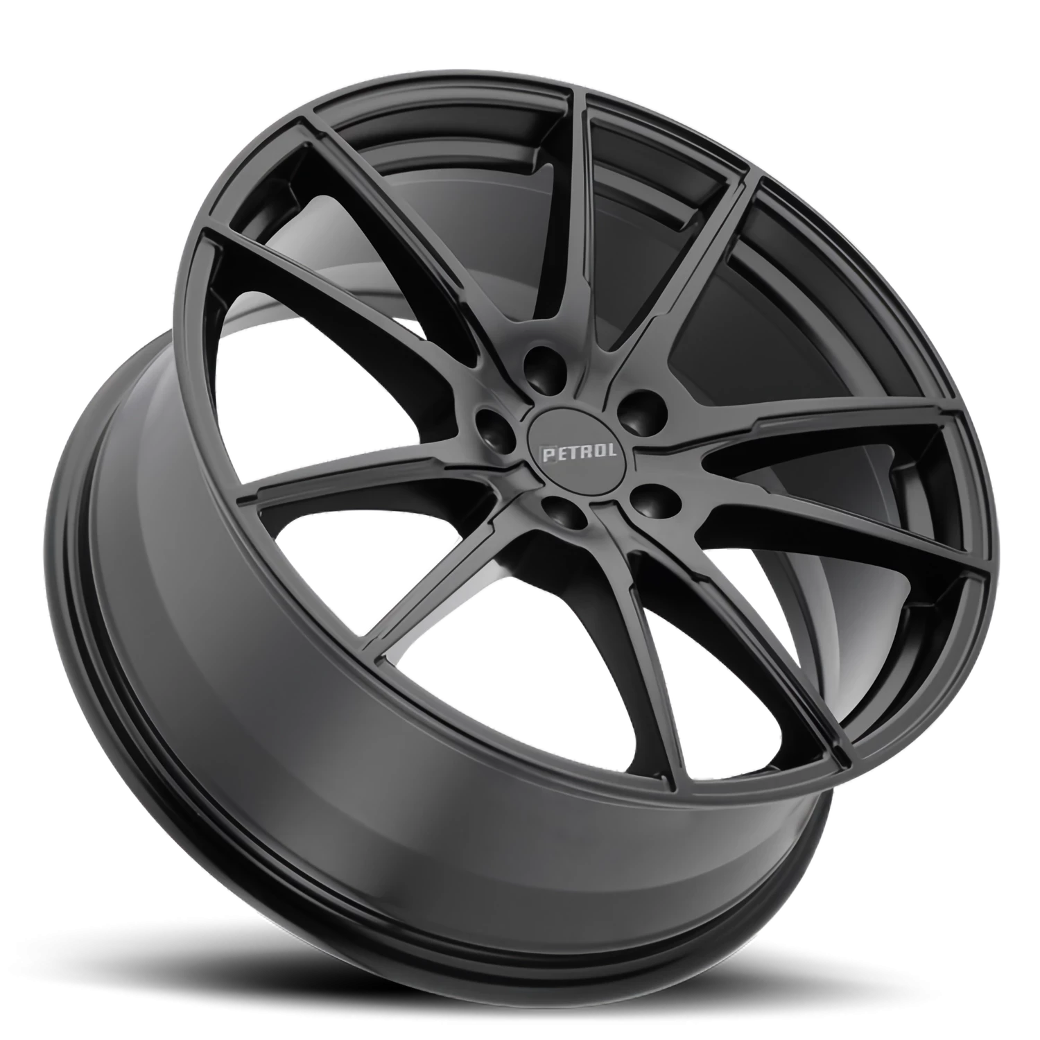 Petrol P0A 19x8" 5x114.3mm 76.1mm CB +40mm Matte Black