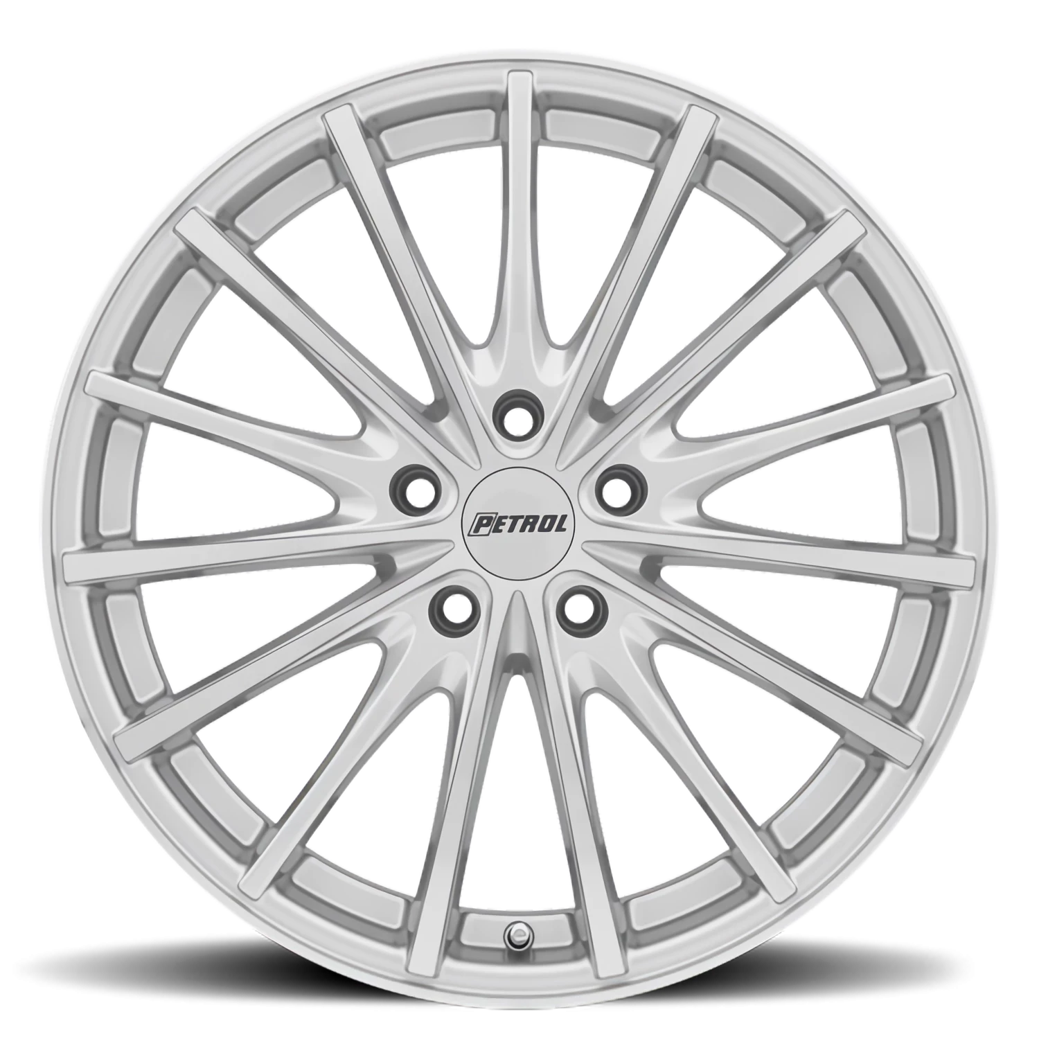 Petrol P3A 18x8" 5x112mm 72.1mm CB +32mm Silver Machined Cut Face