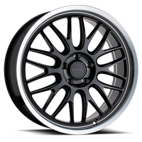 Petrol P4C 17x8" 5x114.3mm 76.1mm CB +40mm Gloss Black Machined Lip