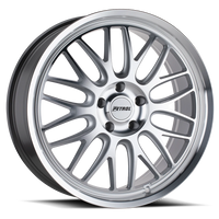 Petrol P4C 17x8" 5x112mm 66.6mm CB +40mm Silver Machined Face-Machined Lip
