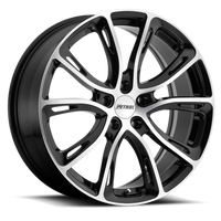 Petrol P5A 19x8" 5x112mm 72.1mm CB +32mm Gloss Black Machined Cut Face