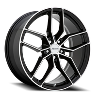 Petrol P5C 17x8" 5x120mm 76.1mm CB +35mm Gloss Black Machined Face