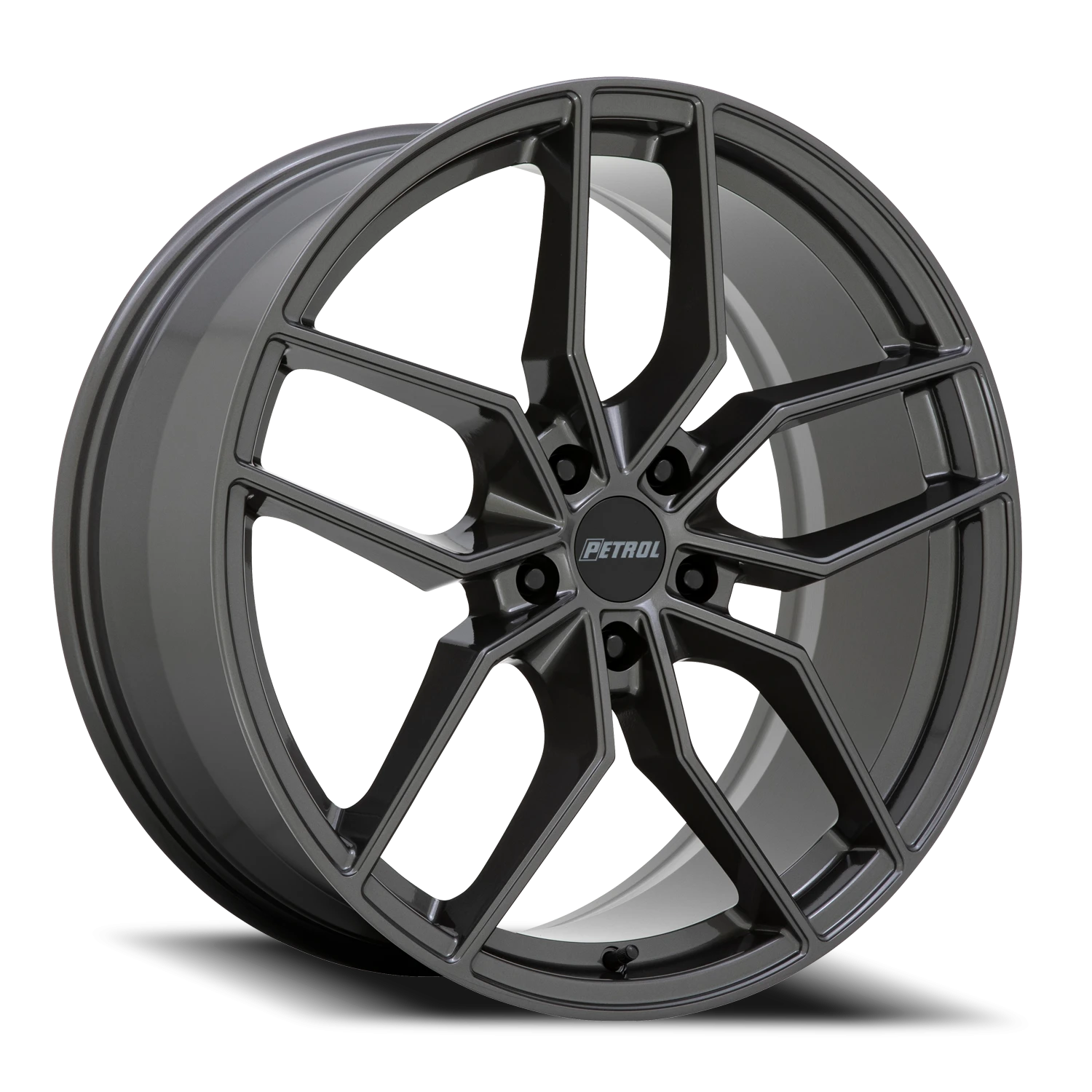 Petrol P5C 19x8" 5x112mm 66.6mm CB +40mm Gloss Gunmetal