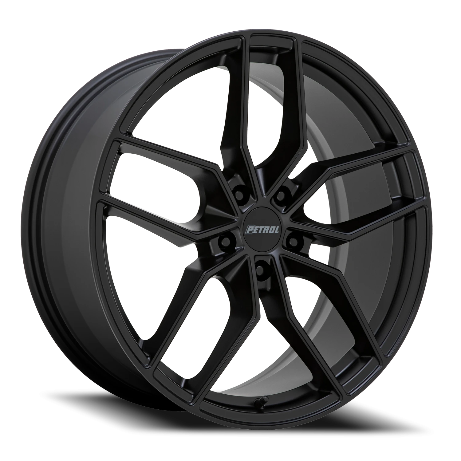 Petrol P5C 18x8" 5x114.3mm 76.1mm CB +40mm Matte Black