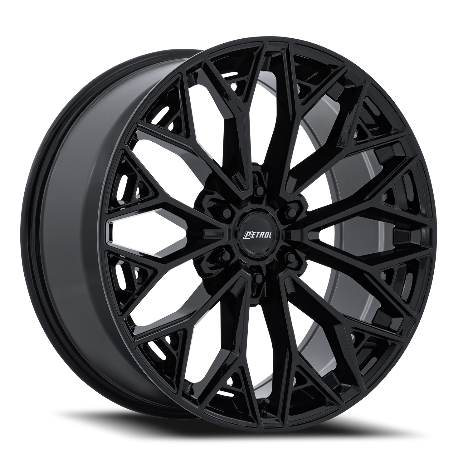 Petrol P5E 20x9.5" 6x135mm 87.1mm CB +30mm Gloss Black