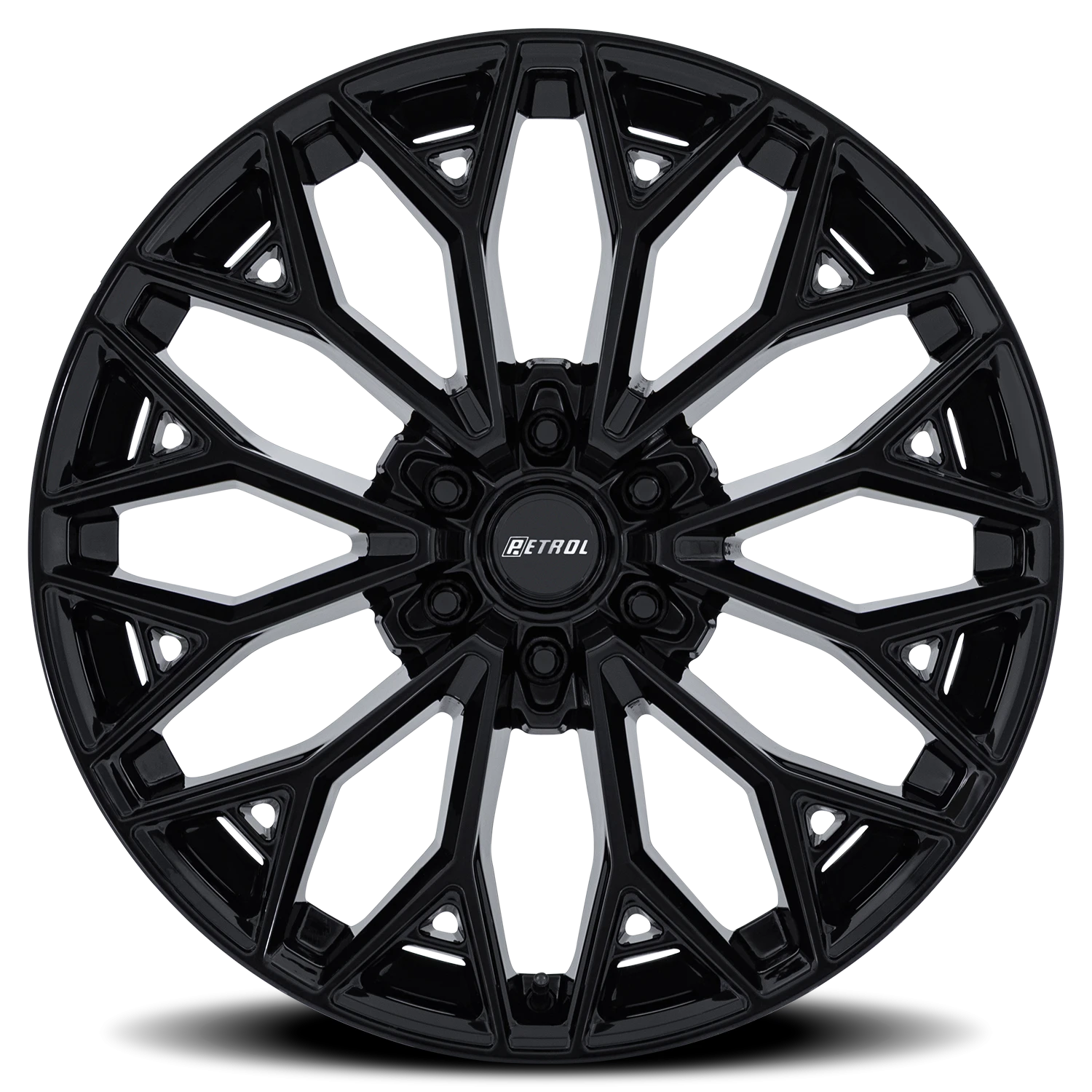 Petrol P5E BX 20x9.5 +25 6x139.7mm 106.1mm Gloss Black