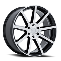 Petrol P6E 22x9.5" 6x139.7mm 106.1mm CB +25mm Gloss Black Machined Face