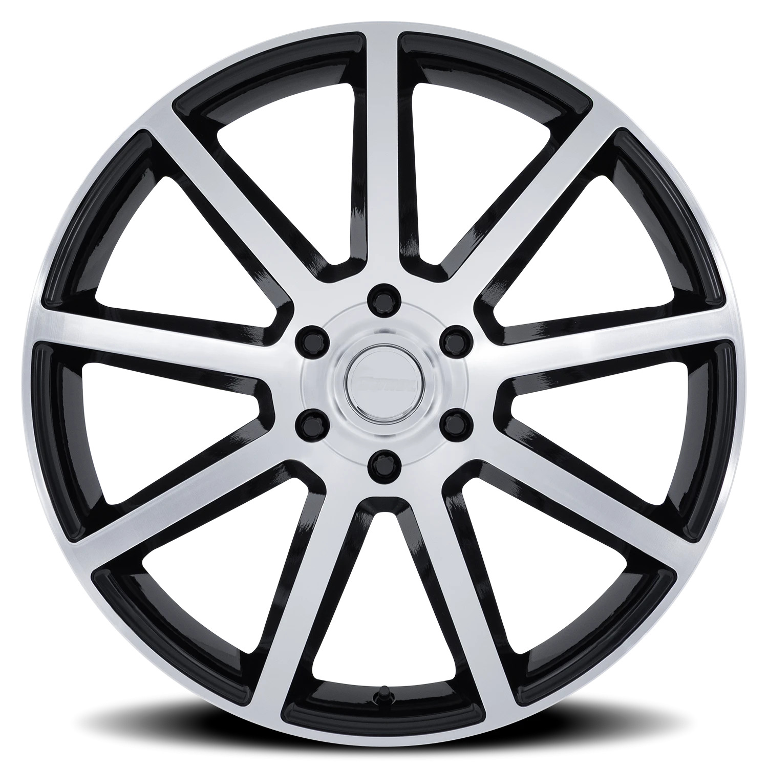 Petrol P6E 20x9.5" 6x135mm 87.1mm CB +30mm Gloss Black Machined Face