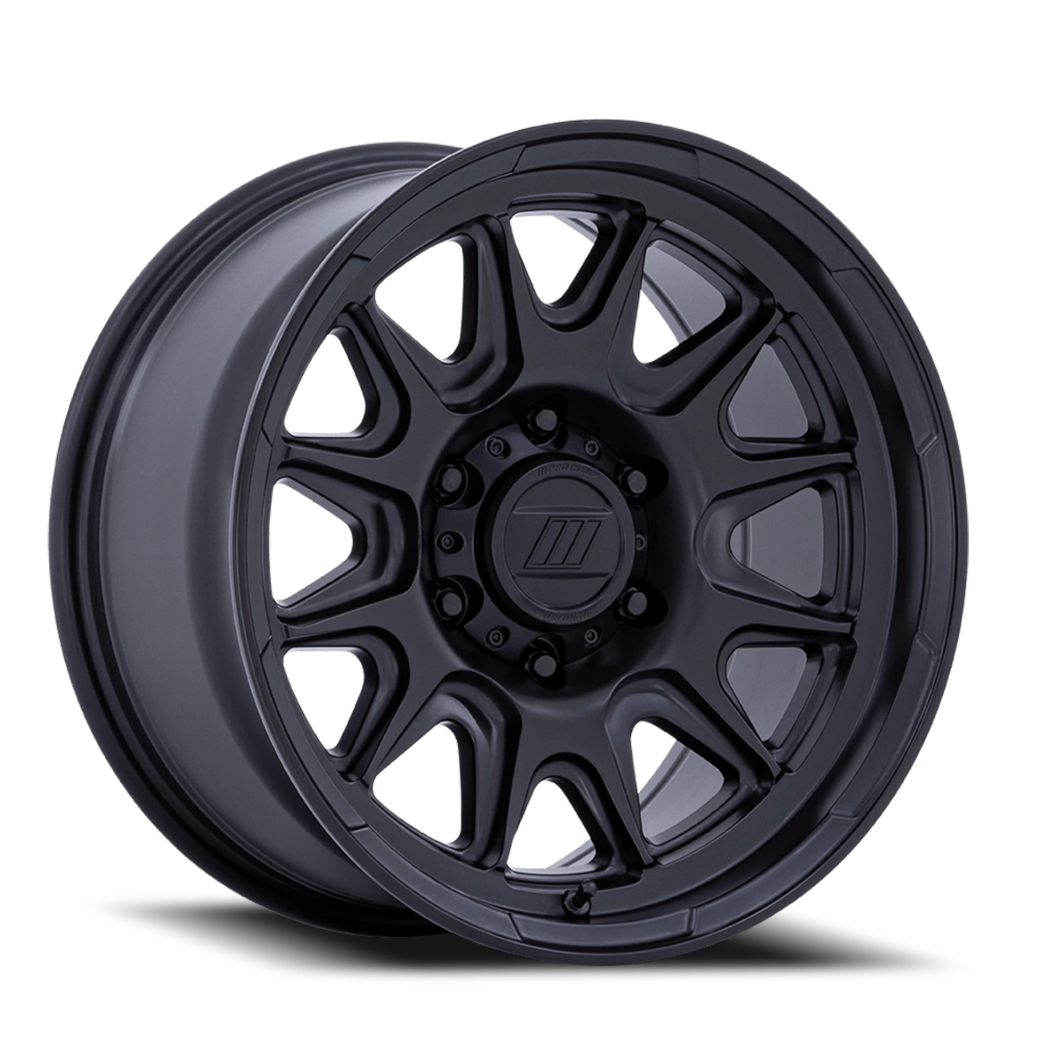 Pro Comp PA200 Pulse 17x8" 6x114.3mm 66.06mm CB +20mm Matte Black