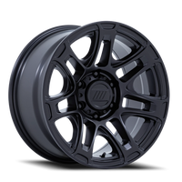 Pro Comp PA204 Roughneck MX 17x8 +20 6x139.7mm 106.1mm Matte Black