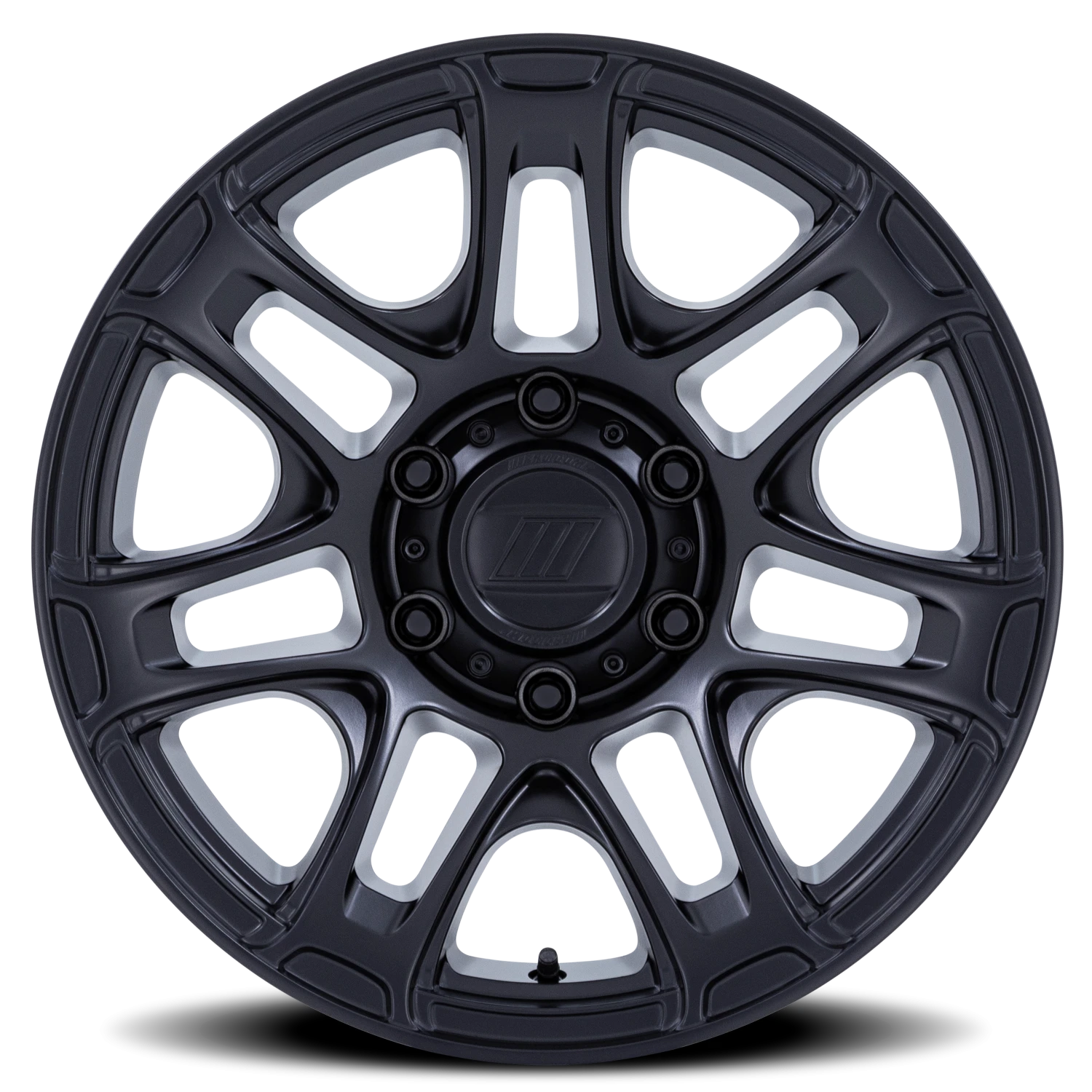Pro Comp PA204 Roughneck MX 17x8 +20 6x139.7mm 106.1mm Matte Black