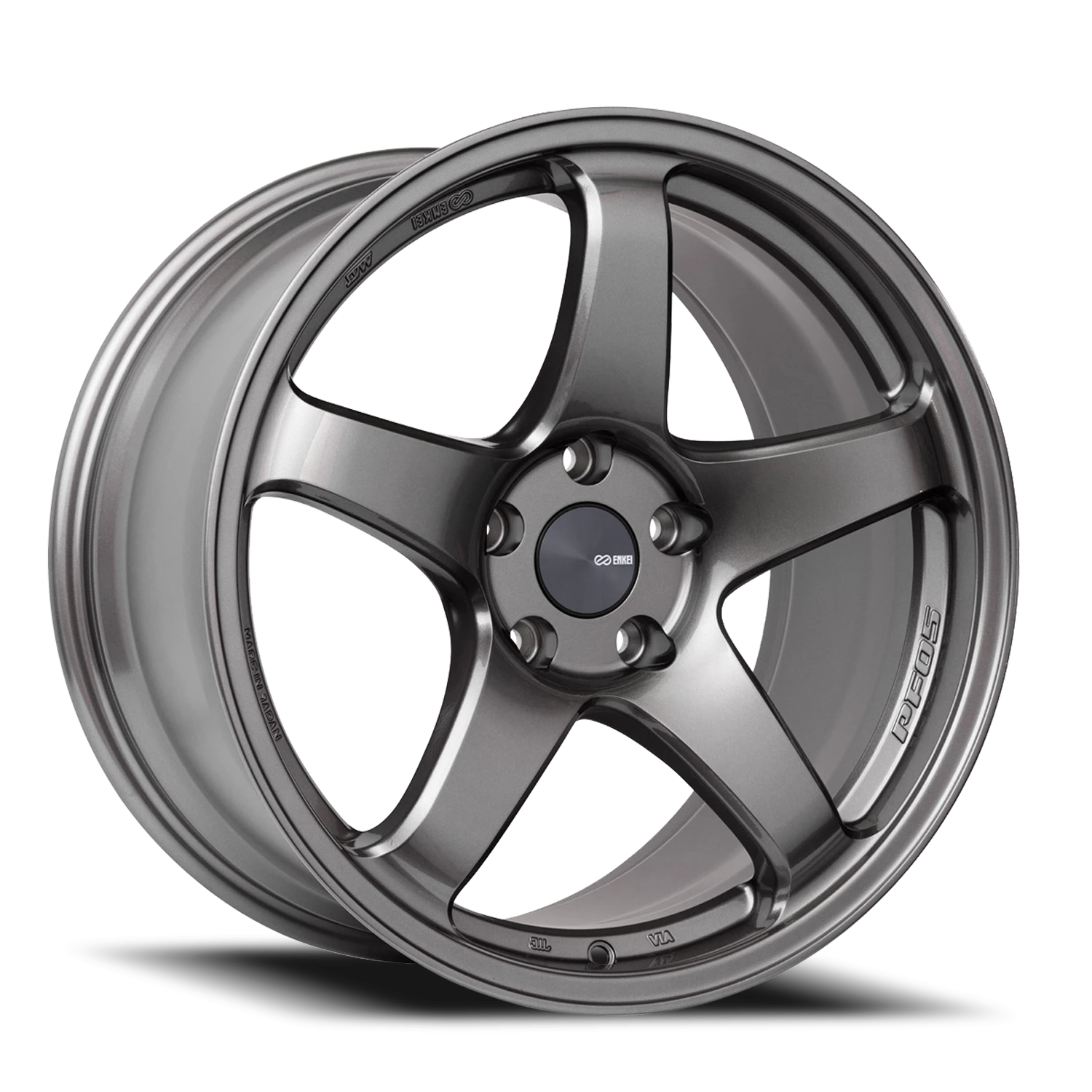 Enkei PF05 17x8 +35 5x114.3mm 75mm Dark Silver