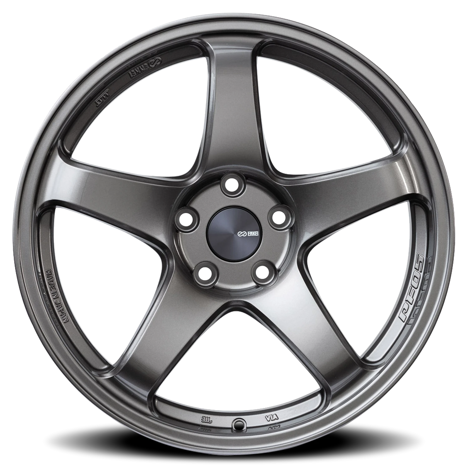 Enkei PF05 18x9.5 +38 5x114.3mm 75mm Dark Silver