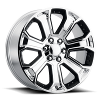 Performance Replica PR113 20x9" 6x139.7mm 78.3mm CB +24mm Chrome Matte Black Accents