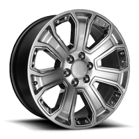Performance Replica PR113 20x9" 6x139.7mm 78.3mm CB +24mm Hyper Silver Dark Chrome Accents