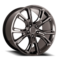 Performance Replica PR137 22x9" 5x127mm 71.5mm CB +34mm Hyper Silver Dark