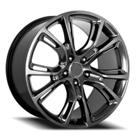 Performance Replica PR137 18x8" 5x127mm 71.5mm CB +34mm Hyper Silver Dark