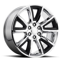 Performance Replica PR168 22x9" 6x139.7mm 78.3mm CB +24mm Chrome Matte Black Accents