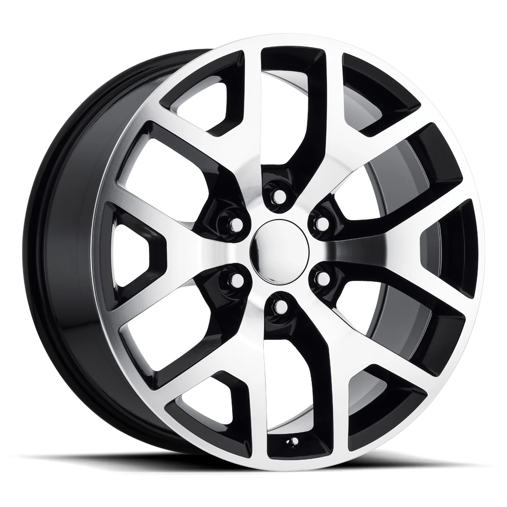Performance Replica PR169 20x9" 6x139.7mm 78.3mm CB +27mm Gloss Black Machined Spokes