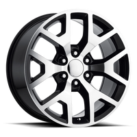 Performance Replica PR169 24x10" 6x139.7mm 78.3mm CB +31mm Gloss Black Machined Spokes