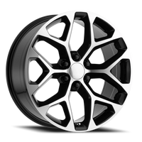 Performance Replica PR176 26x10" 6x139.7mm 78.1mm CB +24mm Black Chrome