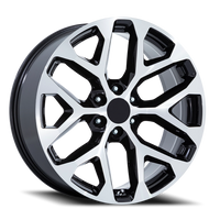 Performance Replica PR177 22x9" 6x139.7mm 78.1mm CB +24mm Gloss Black Machined Face