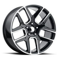 Performance Replica PR192 22x10" 5x139.7mm 78.1mm CB +25mm Gloss Black Machined