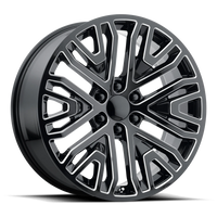 Performance Replica PR197 22x9" 6x139.7mm 78.1mm CB +28mm Gloss Black Milled