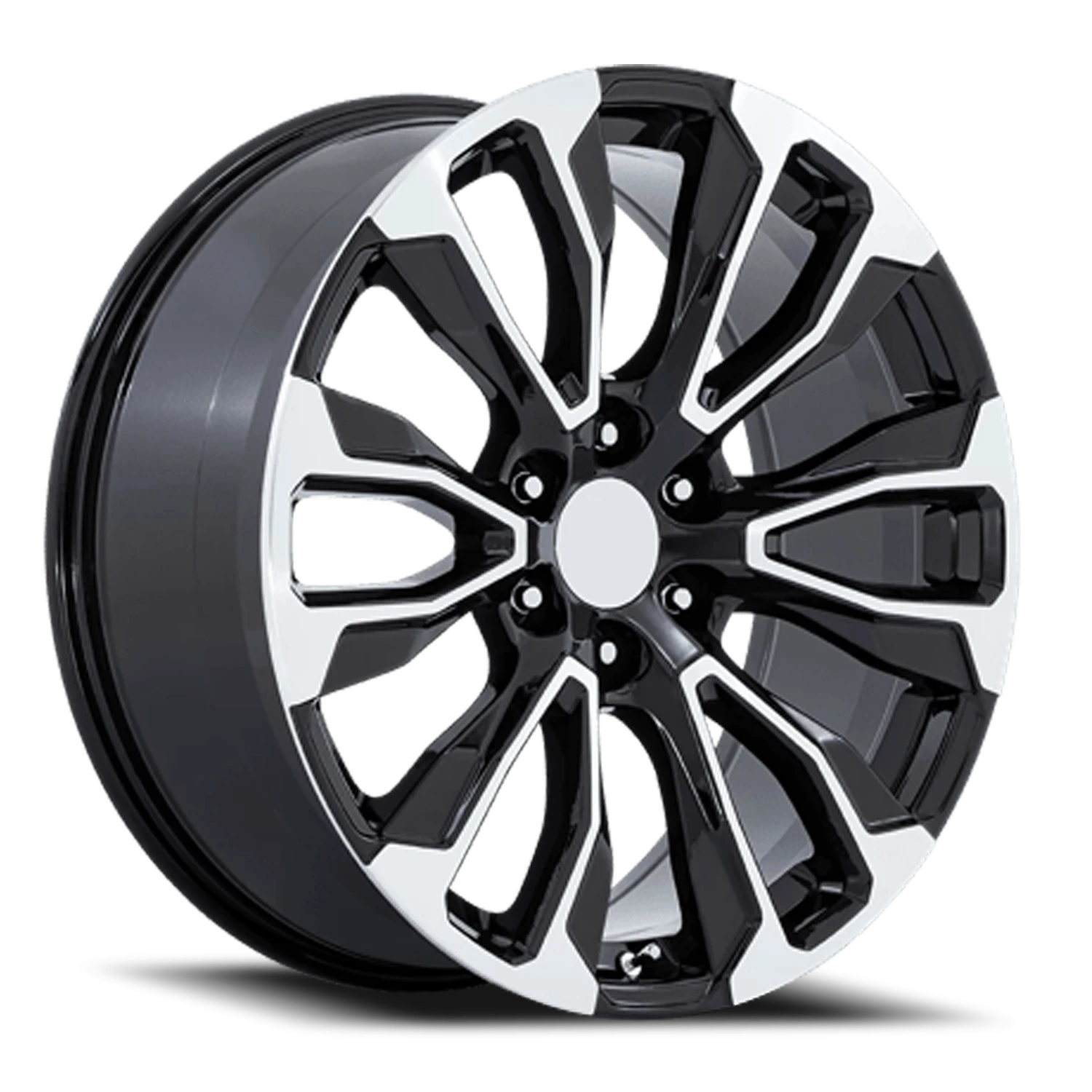 Performance Replica PR211 26x10" 6x139.7mm 78.1mm CB +31mm Gloss Black Machined Face