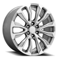 Performance Replica PR211 24x10" 6x139.7mm 78.1mm CB +31mm Silver Machined Face