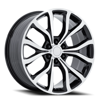 Performance Replica PR230 22x9.5" 6x135mm 87.1mm CB +44mm Gloss Black Machined Face