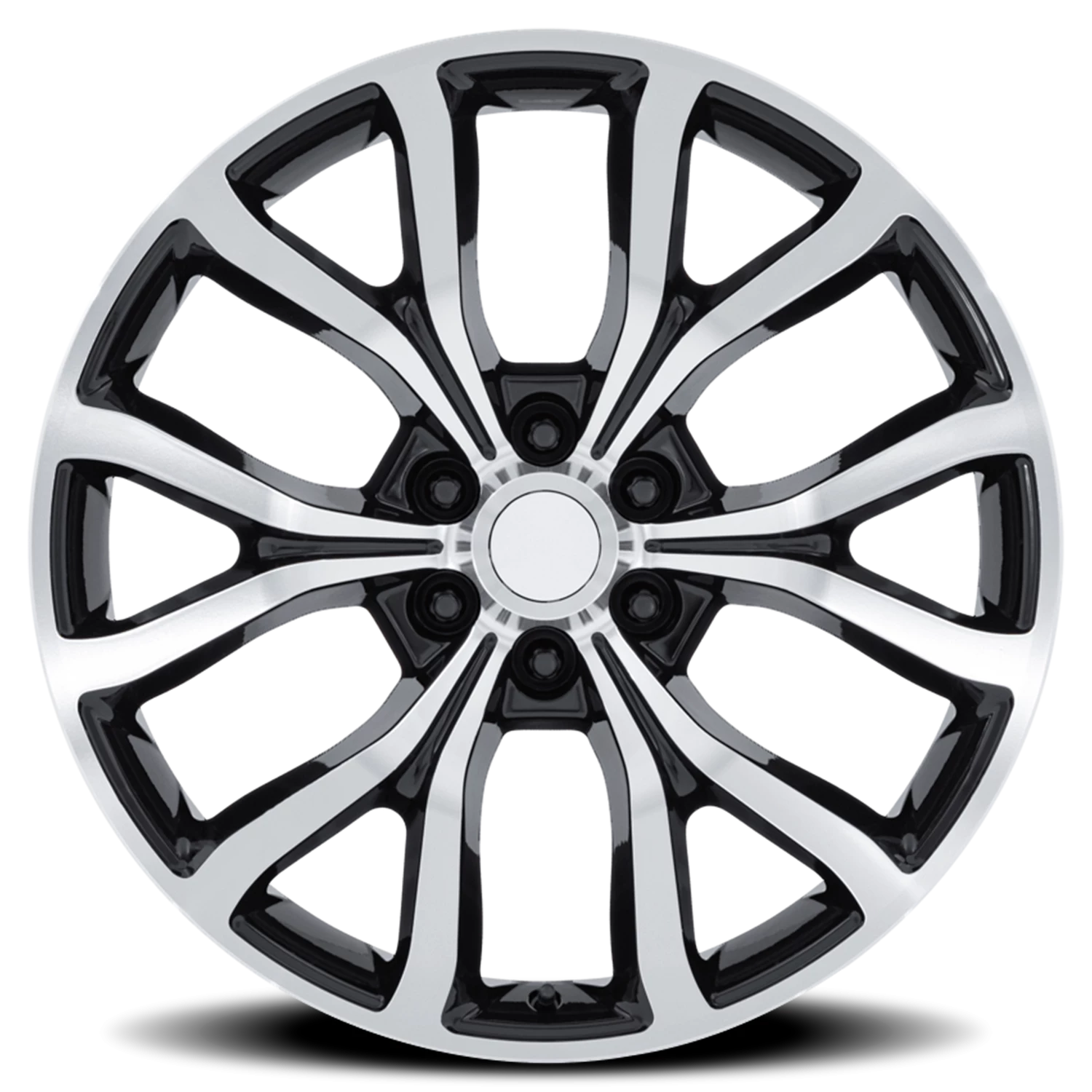 Performance Replica PR230 22x9.5" 6x135mm 87.1mm CB +44mm Gloss Black Machined Face