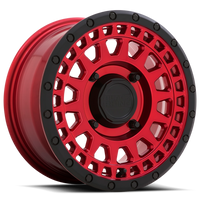 Black Rhino Parker UTV 15x7" 4x110mm 80.2mm CB +36mm Candy Red Black Lip Edge