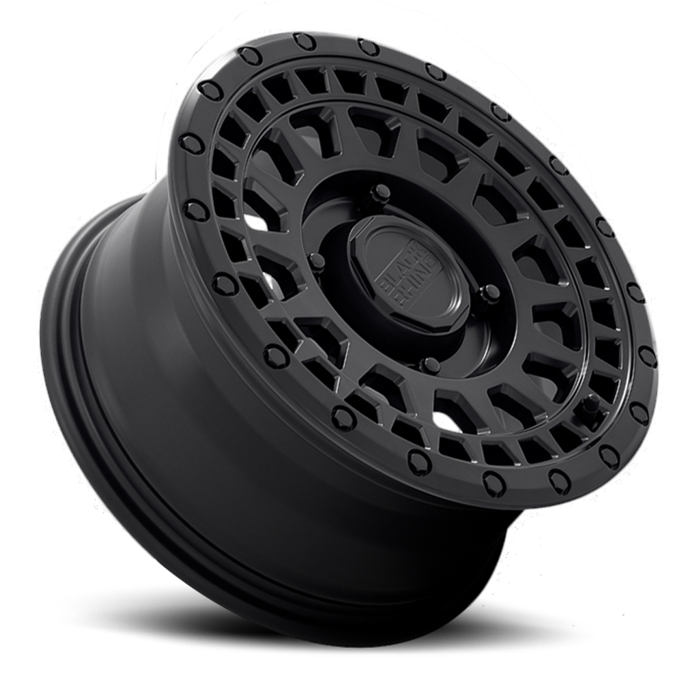 Black Rhino Parker UTV 14x7" 4x110mm 80.2mm CB +51mm Matte Black